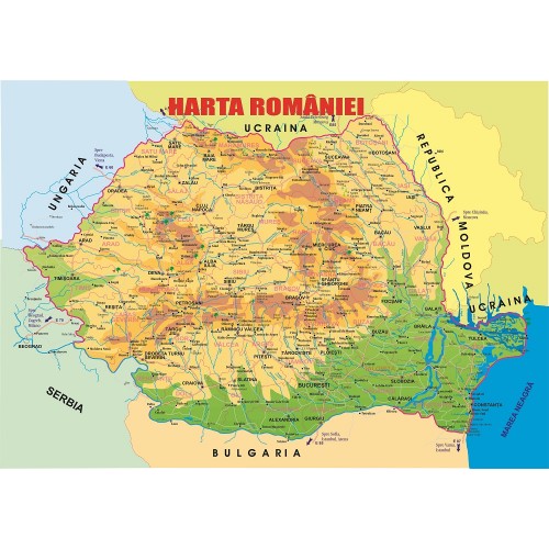 Planşa A3 - Harta României